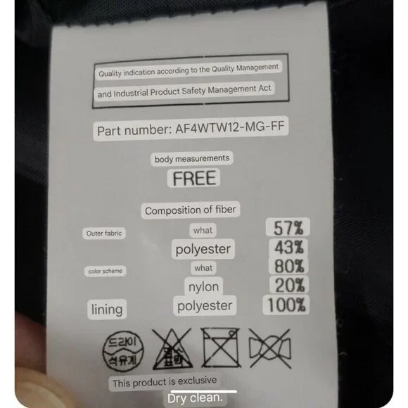 Los Angeles Project Double‎ Breasted Pea Coat Overcoat Womens Small Gray - Picture 12 of 12